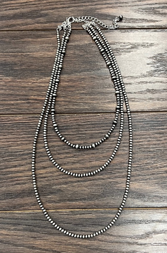 26" Three Stranded Necklace