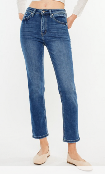 KanCan High Rise Straight Denim (Olivia)