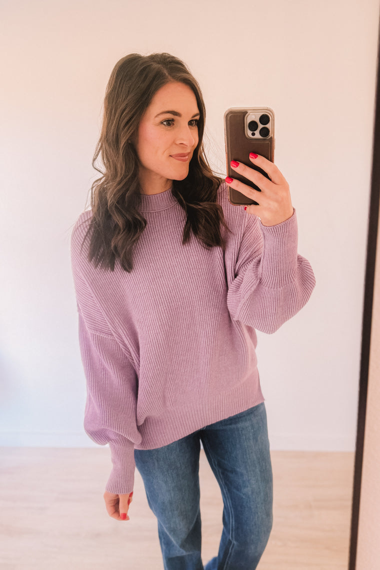 The One That I Want Sweater (Lavender)