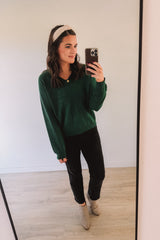 Holiday Season Knit Sweater (Hunter)
