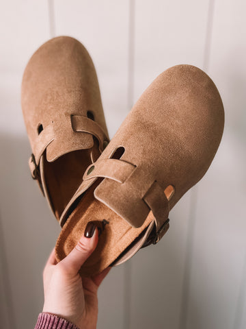 Ready Lets Go Slip On Clog (Light Taupe)