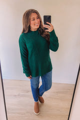 Everything I Need Sweater (Hunter Green)