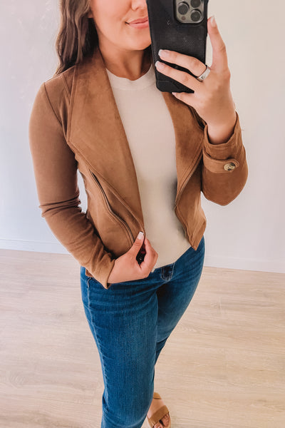 It Girl Jacket (Camel)