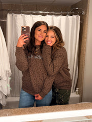 Red Aspen Animal Print Pullover