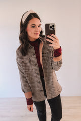 A Point Well Made Houndstooth Jacket