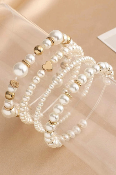 (SALE) Four Piece Pearl Bracelets