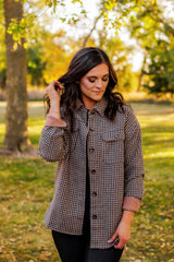 A Point Well Made Houndstooth Jacket