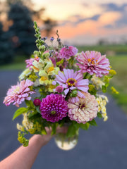 MASON JAR Flower Bouquet