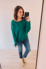 Find Your Peace Sweater (Teal)