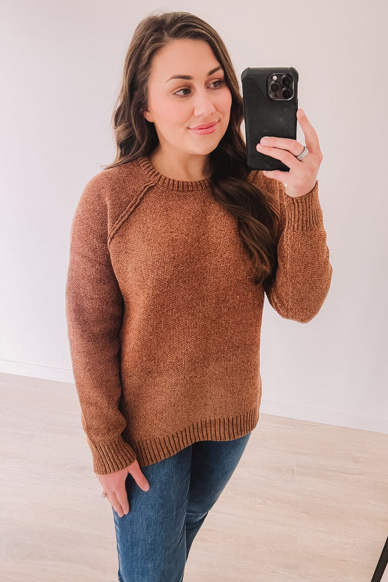 Comfortable Charm Sweater (Camel)