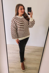 Effortless Edge Sweater (Mocha)