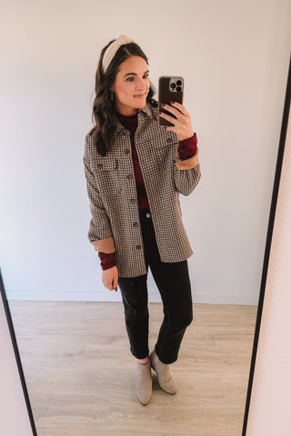 A Point Well Made Houndstooth Jacket