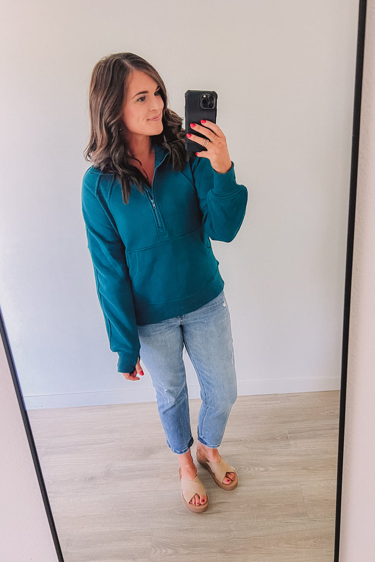 Cloud Nine Pullover (Teal)