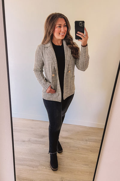 Make The Most Of It Tweed Blazer