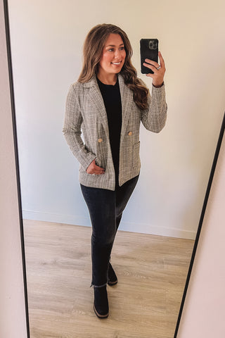 Make The Most Of It Tweed Blazer