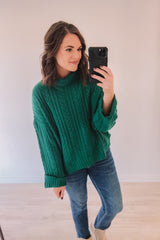 (SALE) From Time To Time Sweater (Hunter)