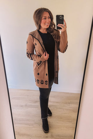 (SALE) Hillside Hooded Cardigan