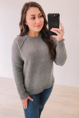 Comfortable Charm Sweater (Heather Grey)