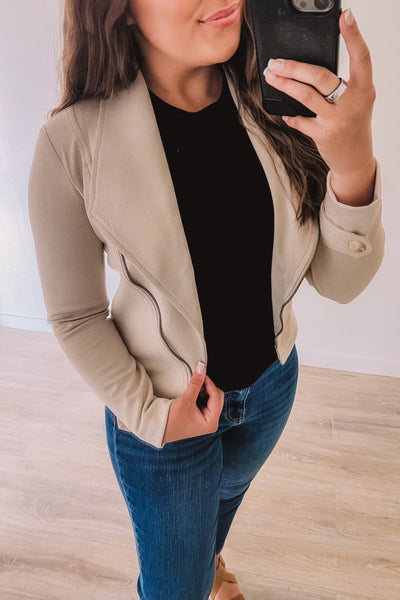 It Girl Jacket (Khaki)