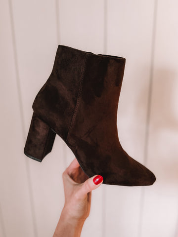 Cocoa Dreams Ankle Boot (Chocolate)
