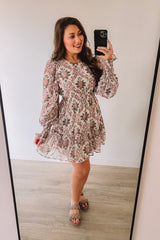 Always Here For You Floral Dress