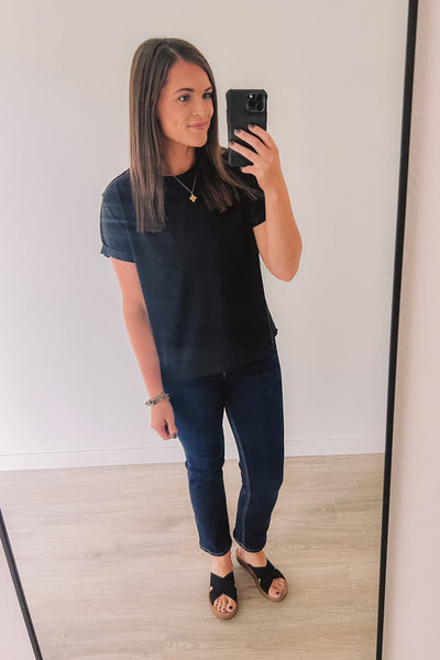 Easy Does It Basic Tee (Black)