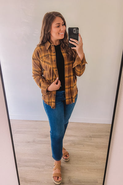 Take Me Home Plaid (Mustard)