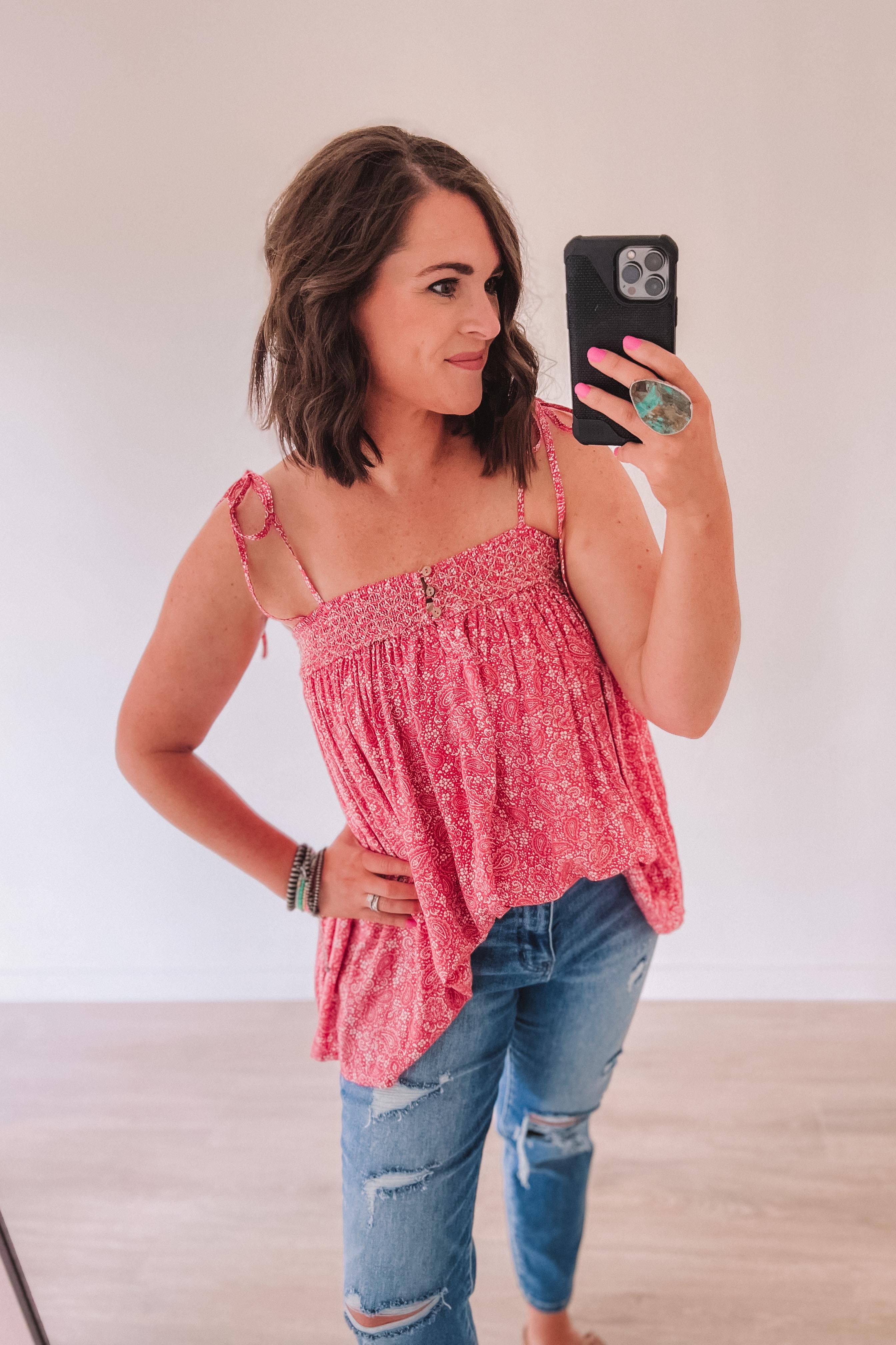 (SALE) Hit The Back Roads (Fuschia)