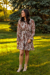 Still Falling For You Floral Dress