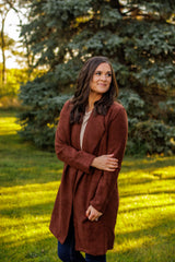 Winter Spice Coat Jacket (Chestnut)