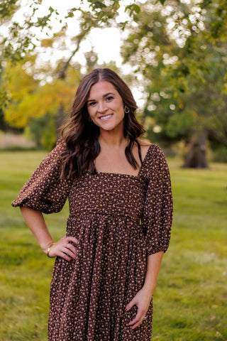 Vintage Floral Dress