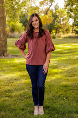 Cinnamon Spice Blouse