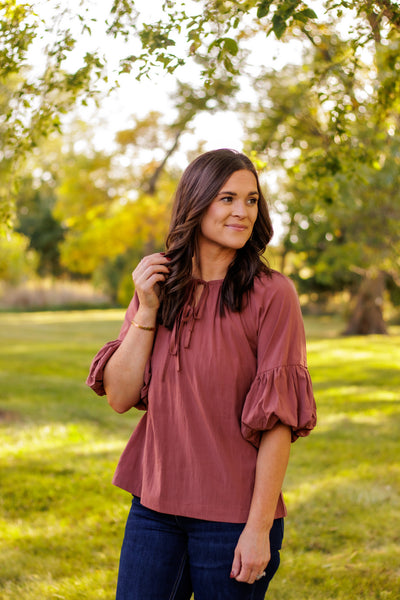 Cinnamon Spice Blouse