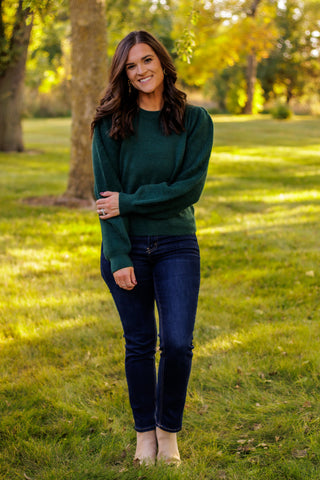 Always A Yes Sweater (Hunter)