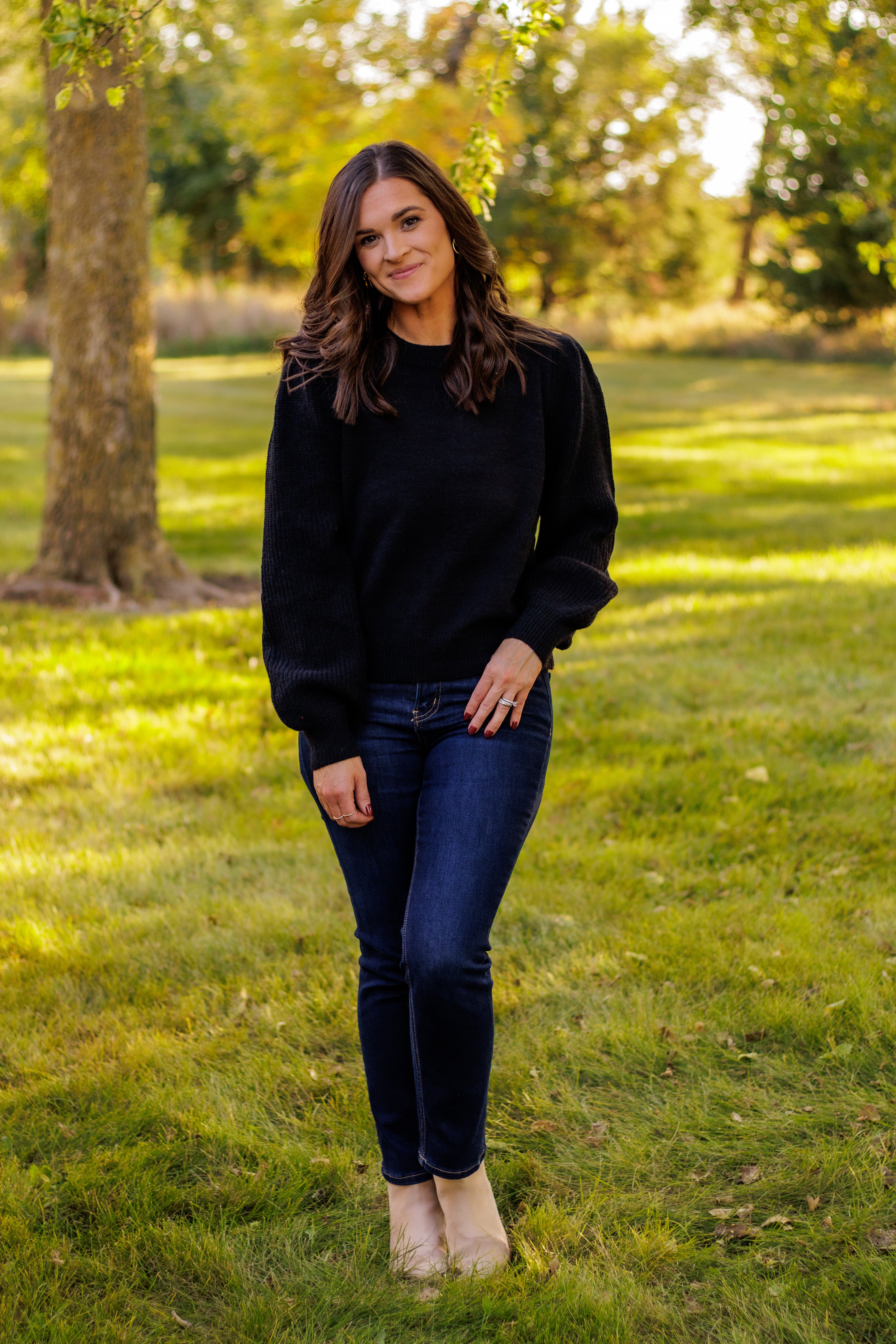 Always A Yes Sweater (Black)