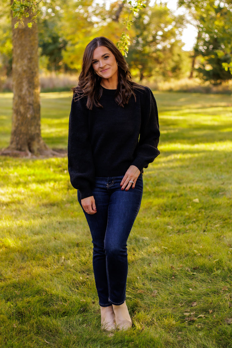 Always A Yes Sweater (Black)