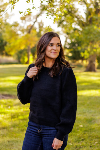 Always A Yes Sweater (Black)