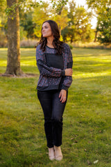 Loving You Patchwork Floral Top