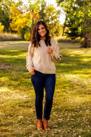 Still Falling Cream Sweater