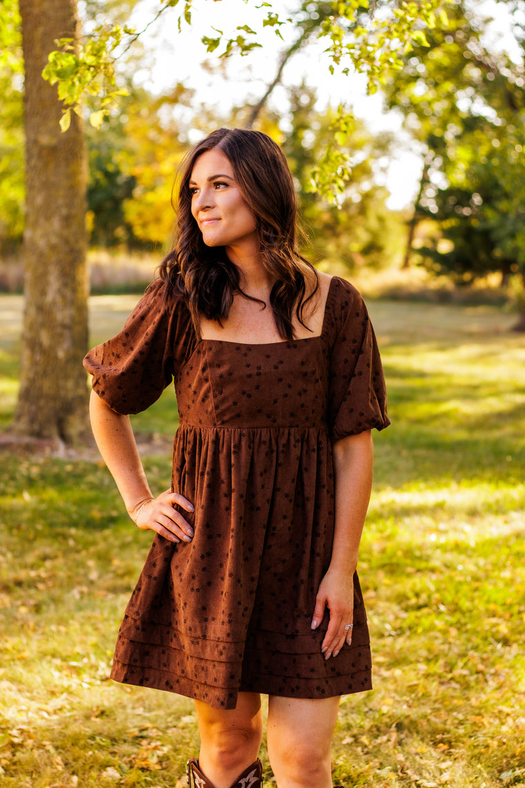 Where The Wind Blows Corduroy Dress