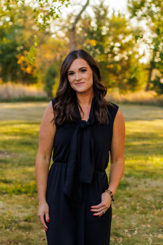 She's A Go Getter Jumpsuit (Black)