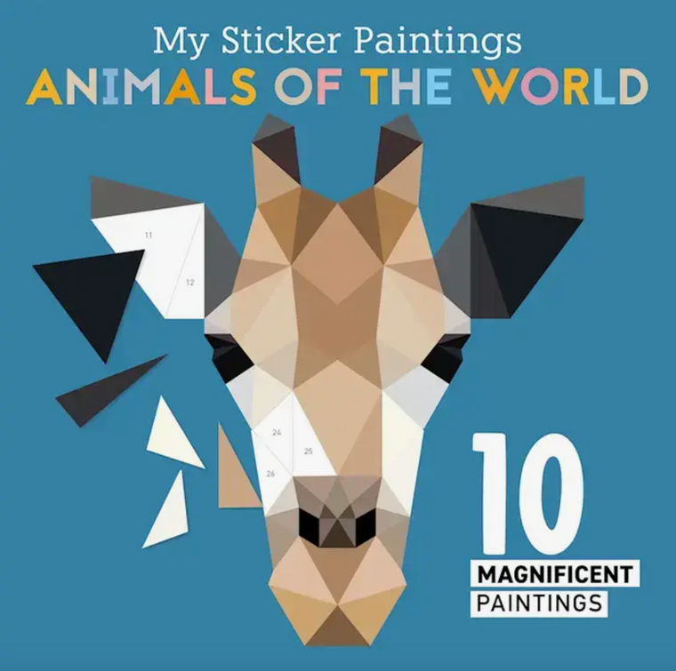 Sticker Painting Activity Book - Animals Of The World