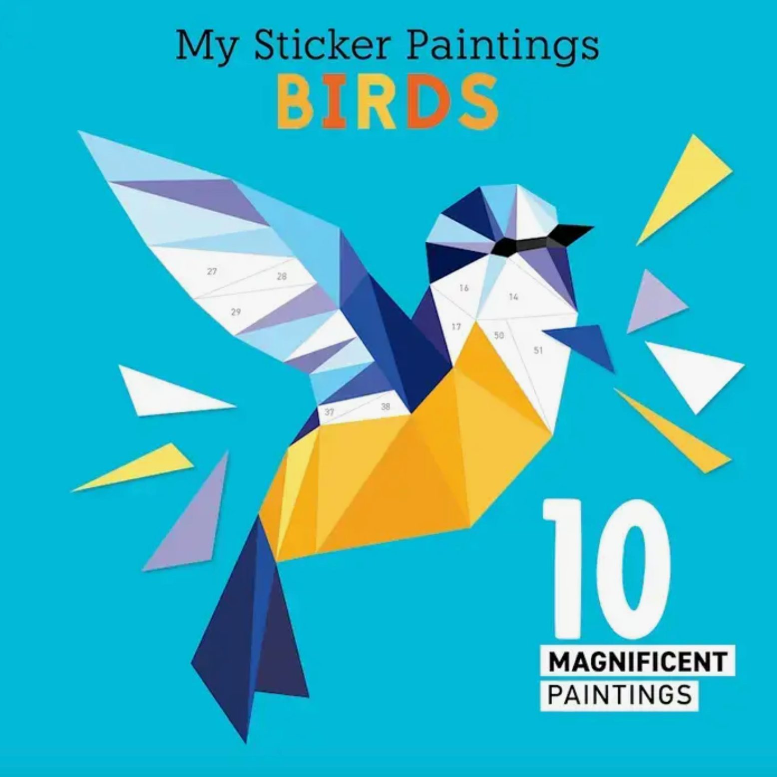 Sticker Painting Activity Book - Birds