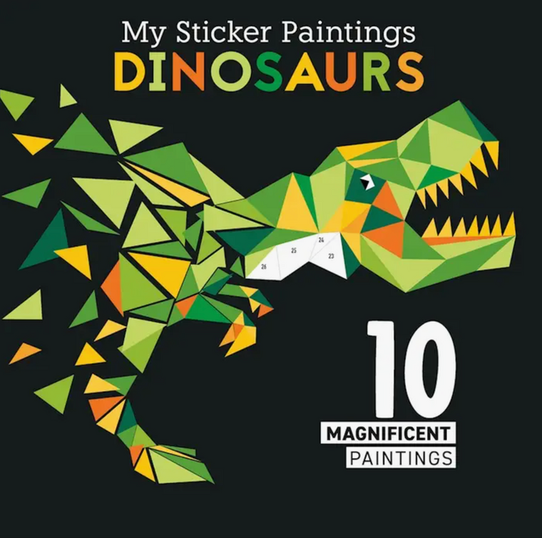 Sticker Painting Activity Book - Dinosaurs