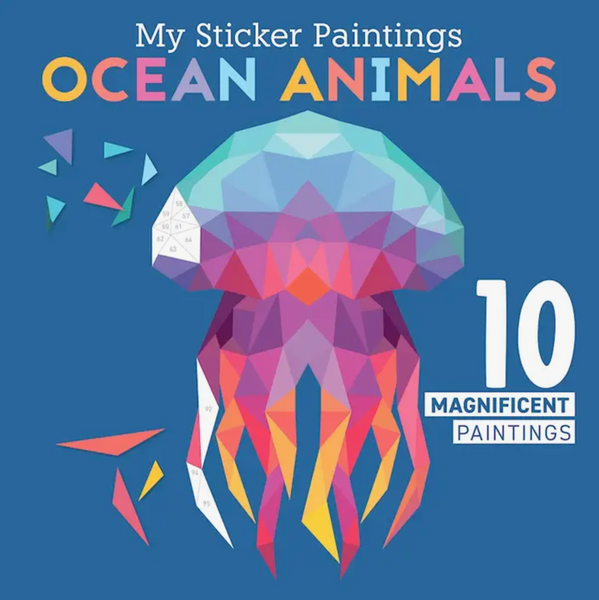 Sticker Painting Activity Book - Ocean Animals