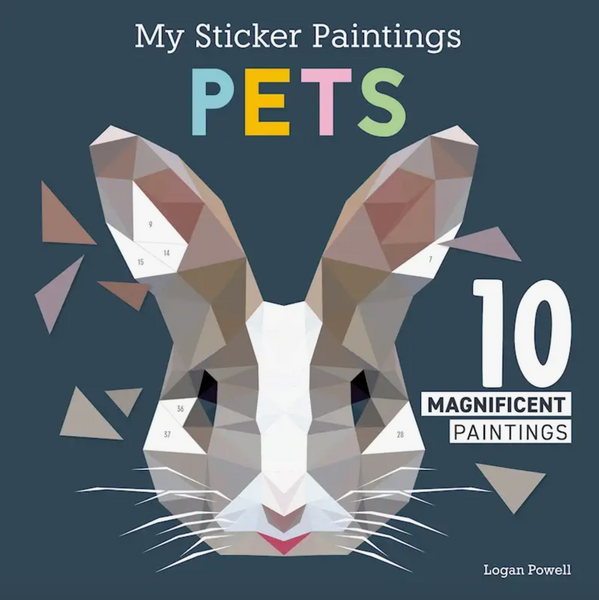 Sticker Painting Activity Book - Pets