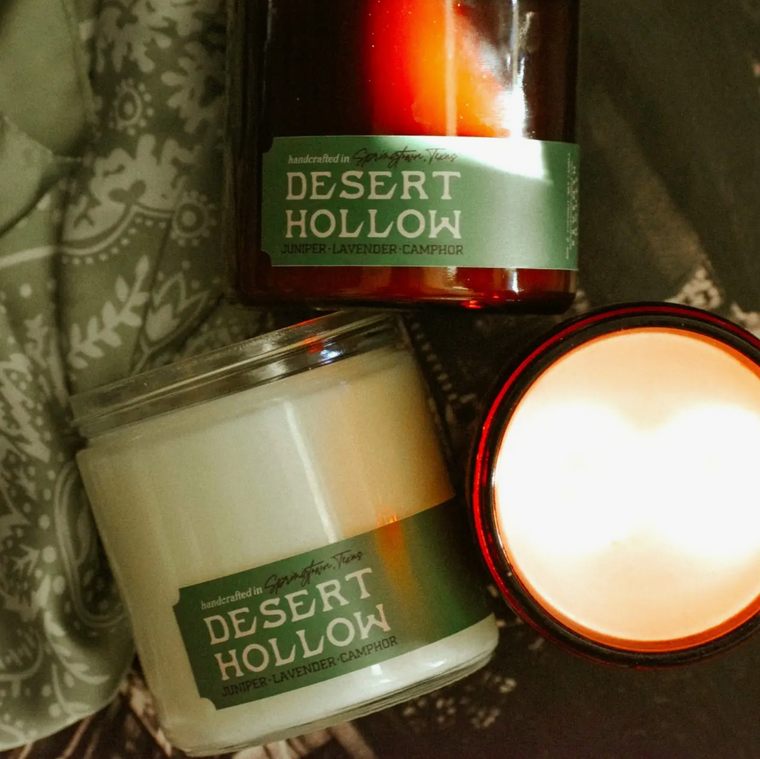 Desert Hallow - Juniper, Lavender, & Camphor Candle