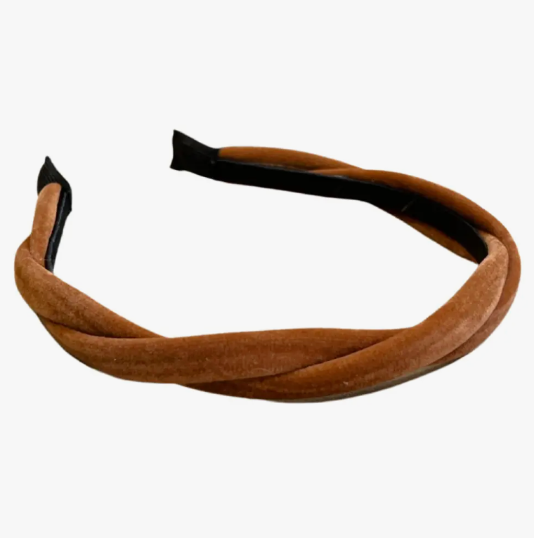 Traditional Felt Headband - Camel
