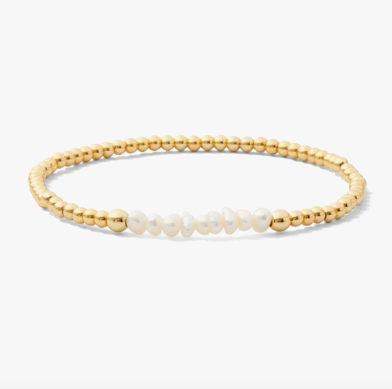 Gold + Pearl Bracelet