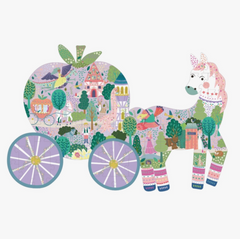 80 Piece Puzzle - Horse & Carriage